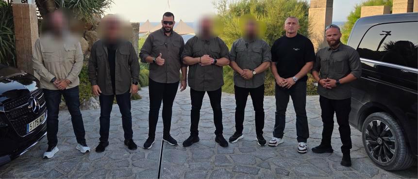 Pentagon operators — identities protected