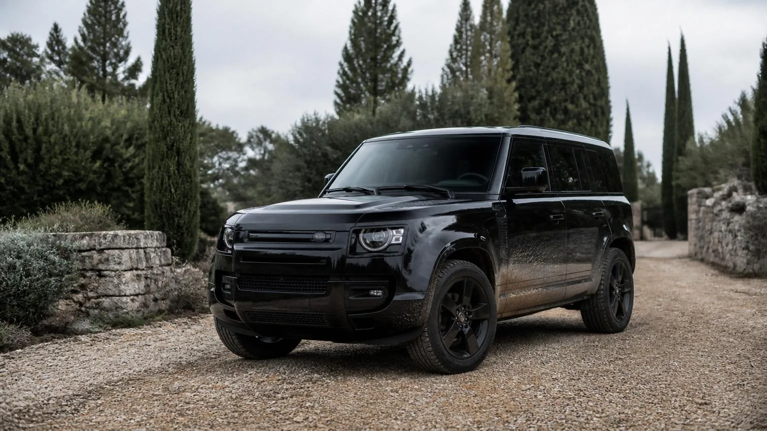 Land Rover Defender — escort and terrain